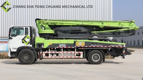 Quality Sinotruk Howo Chassis Concrete Pump Truck 38 Meters wholesale