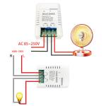 WiFi Smart Switch Temperature Humidity Monitor Kit With Amazon Alexa Google Home