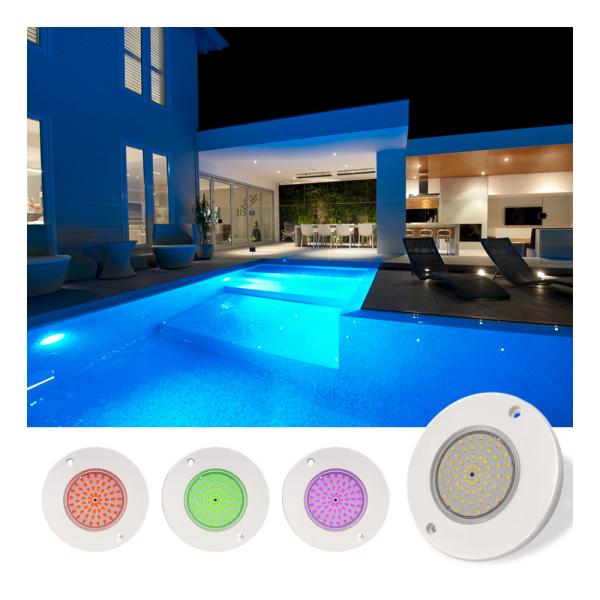 Quality Underwater Led Swimming Pool Lights Ip68 Waterproof Rgb Wifi Remote Control ABS PC Material ​Ultra Thin Type wholesale