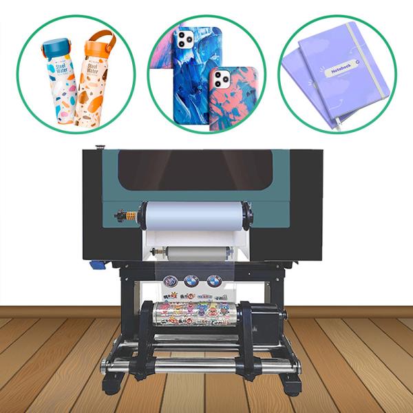 1440dpi Small Uv Dtf Printer A3 Dtf Printer All In One For Plastic Leather Pvc
