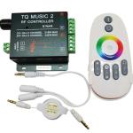 18A RGB Strip Light Music Controller , Touch RF Wireless Remote LED Controller