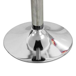 Fixed Non adjustable Chrome Round Metal Chair Base Special Disc Base Bar Top