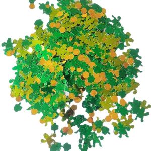 St. Patrick's Day Event Party Supplies Shamrocks Table Confetti in Lucky Clover