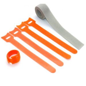 Buy cheap 150mm Hook And Loop Cable Tie UV Resistant Customization For Charging Cable from wholesalers