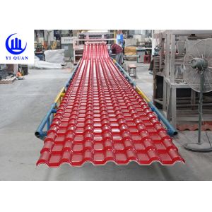 Slope ASA PVC Synthetic Resin Roof Tile For Villa Fireproof Impact Resistant