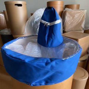 Custom Size 24 Inch Fiber Drum Cover, Bulk Bag Filter Lid, Polyester Filtration