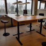 Adjustable Height Kid Computer Study Standing Table with Dual Motor in Custom