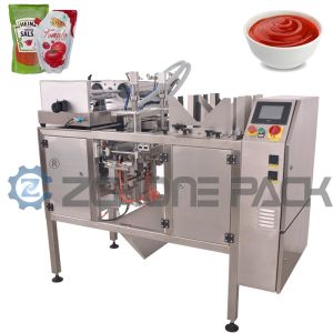 Ketchup Liquid Packing Machine Doypack Packing Machine Tomato Sauce Pouch