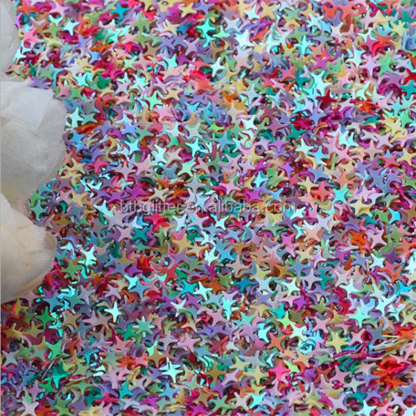 Nail Beauty Products Over Sky Star Sequin Mixed Glitter Mixed Color Chunky Glitter with Thousand Choices Offered