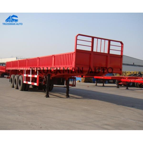 Quality Bulk Cargo Tipper Semi Trailer , Semi Trailer Dump Truck With Container Lock wholesale