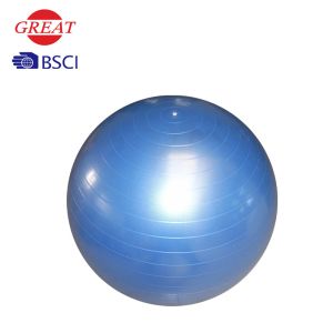 China 65cm Yoga Anti Burst Gym Ball With Pump Extra Thick Custom Colour Durable on sale