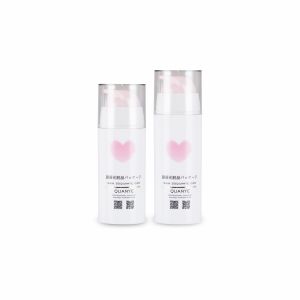 110mm Height Empty Plastic Cosmetic Bottles ABS Airless Cream Jar