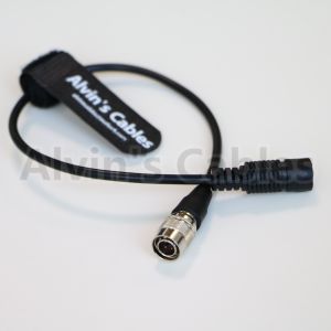 Hirose 4 Pin Male to DC Female Cable for Sound Device ZAXCOM Blackmagic