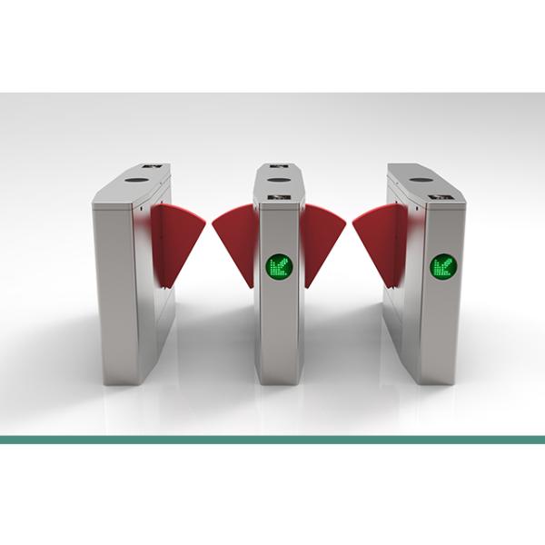 Lane 600mm Retractable Flap Barrier Card Reader Integrate Entrance Wire DC24V