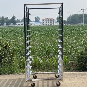 Customzied Size Drying Tray Rack Cart Trolley 201 304 Stainless Steel Baking