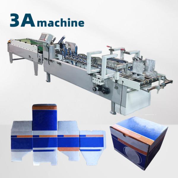 Side Glue Folding Way 6*1*1.35M Folder Gluer Machine for Fast Box Folding and