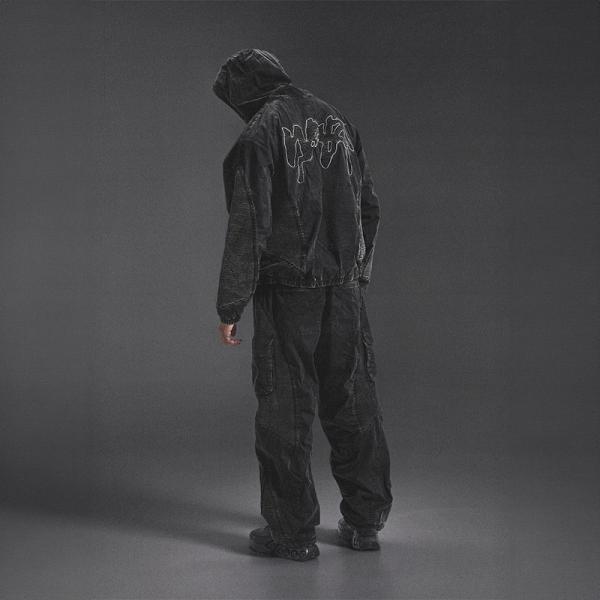 Quality Zip Up Jacket And Sweatpants Set Mens Jogging Suit Regular Fit  Sweat Wicking wholesale