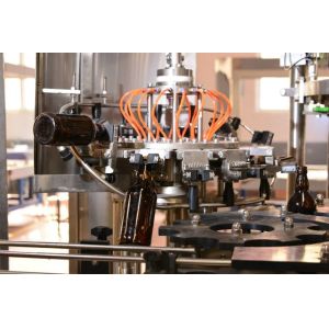 Carbonated Drink Brewery Bottling Equipment Monoblock Machine 1000Bph - 2000Bph