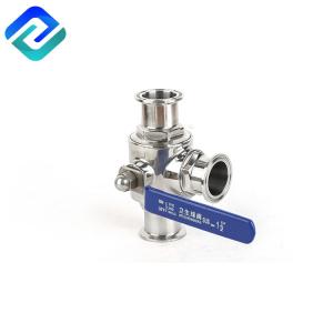 China Sanitary Quick Installed Manual Pneumatic Casting Ball Valve on sale