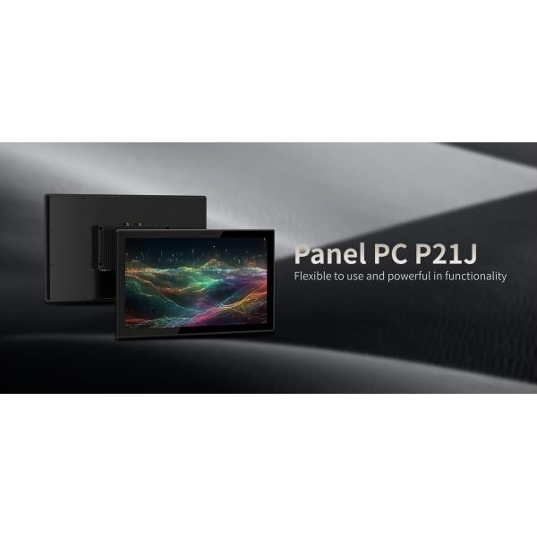 P21J 21.5 Inch Rugged Fanless Server Touch Screen Panel PC with Win10/11 and IP65 Rating