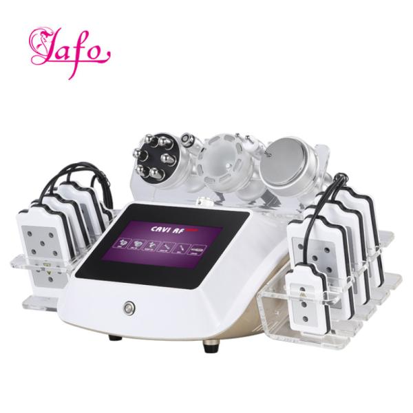 6 IN 1portable radio frequency lipo laser slimming ultrasonic liposuction