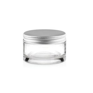 JG-F04200 200g luxury cosmetics glass jar with lids for cream,butter, packaging