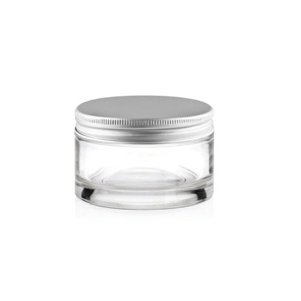 JG-F04200 200g luxury cosmetics glass jar with lids for cream,butter, packaging