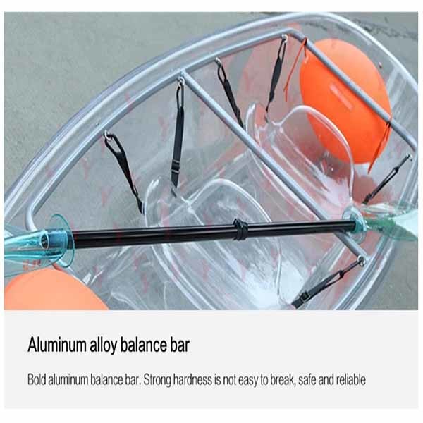 Customized Clear Polycarbonate Boat For Fishing / Crystal Pc Canoe