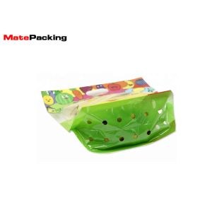 Protection Clear Plastic Zip Bags Customized Thickness With Clear Window