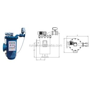 1165-42295cm2 Filtration Area Stainless Steel Auto Cartridge Filter for Advanced