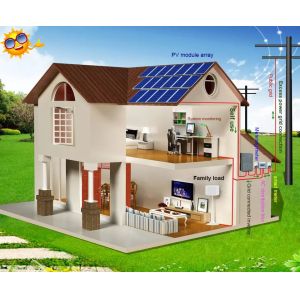 Lithium Ion 5kw Off Grid Solar System Kit Mppt Mc4 Complete System For Home