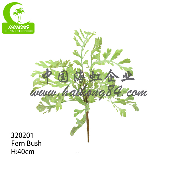 Anti Aging Beautiful 40cm 16pcs Artificial Fern Leaf For Landcaping