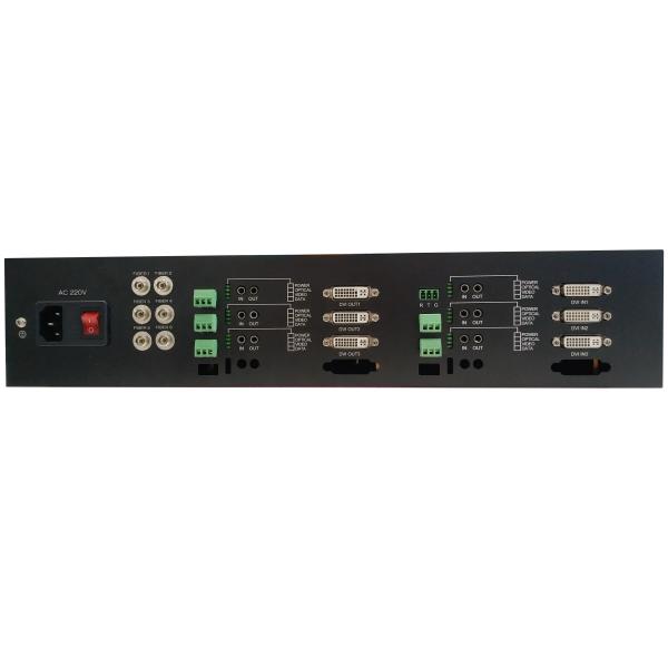 Rack 1080P/60Hz 6 core 6channel 6 data 6audio Lossless Dvi video fiber converter Transceiver Receiver