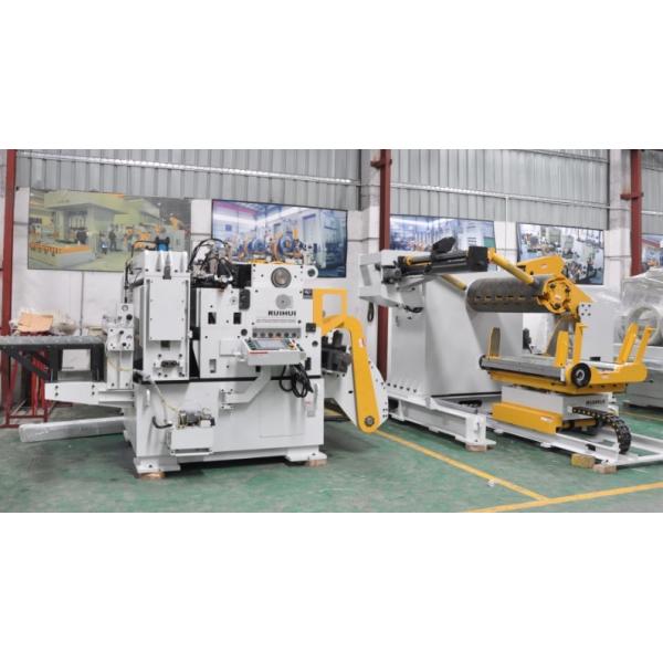 Quality 3 In 1 Nc Servo Decoiler Straightener Feeder Hydrauilc For Punching System MAC4-1300F wholesale