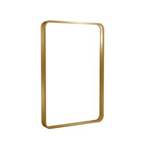 Rectangular Shape Mirror Frame Aluminium Profile Anodized Brushed Rounded Corner