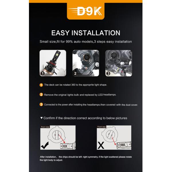 H4 H7 H8 H11 H16 Fog Light Bulb 40W D9K-9004 9005 9006 9007