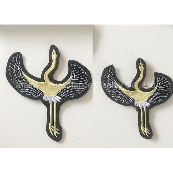 Wild Goose Fabric Embroidery , Store Window Decorations Chinese Traditional Craft