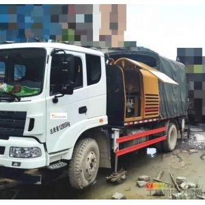 Shacman 10018 Concrete Pump Truck Mounted HOWO Chassis 9~18Mpa