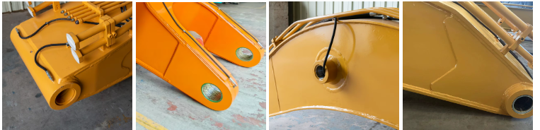 Excavator Long Reach Boom and Arm Extended Boom Arm in 15m 16m 17m 18m Sizes for Construction Machinery Parts