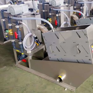 Rotary Press Sludge Dewatering Sewage Treatment Screw Press For Sludge