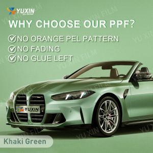 TPU Matte Army Green Glossy Red Anti-UV PPF Color Changing Paint Protection Film