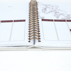 Customized A5 Hardcover Notebook Printing Daily Weekly Journal Budget Planner