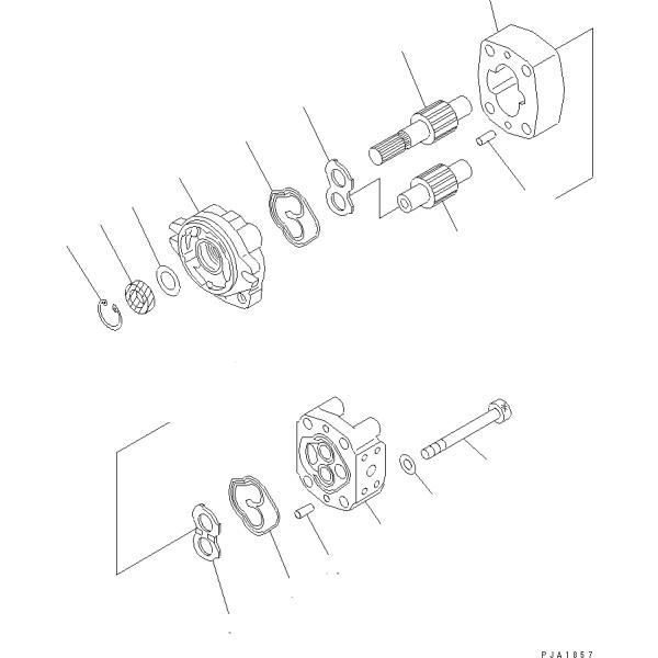 D155A-2A S/N 57001-UP (SA6D140E-2 (Emission) Eng. Installed)