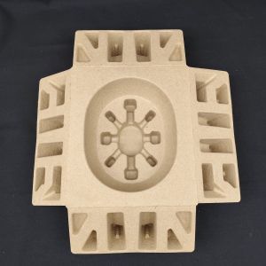 The pulp molding packaging bases for smart speakers of small household