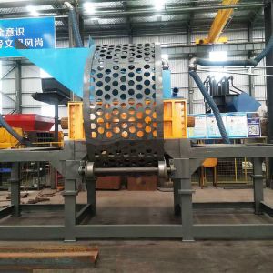 Heavy Duty Waste Tire Shredder with 12 Months Warranty 2200kg Weight and 22