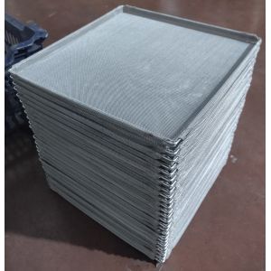 Heat Resistant 1x1mm Hole Dehydration Wire Mesh Tray