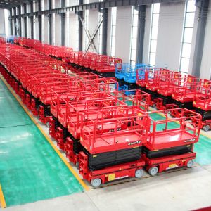 Electric Lift Platform Hydraulic Scissor Lift Platform Automotive Workshops