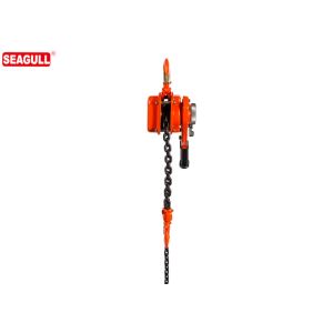 Durable Powder Coat Finish Chain Lever Hoist Manual Lever Block Capacity 750kg