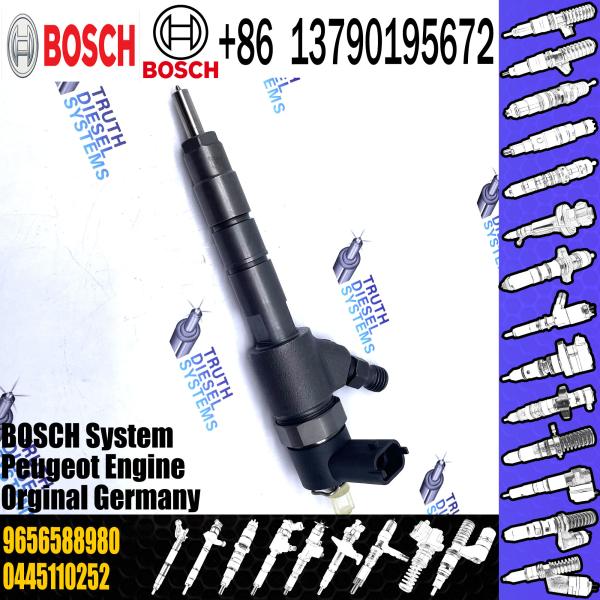 Fuel Injector 0445 110 252 0445110252 0986435143 Diesel Injection 1980K2