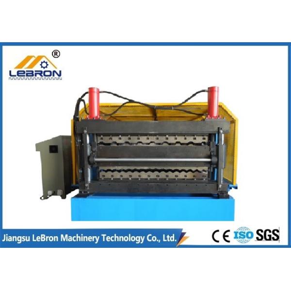 Quality Blue color Double Layer Roofing Sheet Roll Forming PLC Control Automatic 2018 new design wholesale